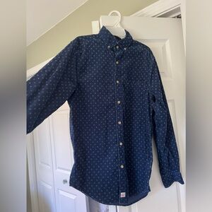 Vineyard Vines Corduroy Murray Shirt Button Down Mens Size XS Navy Floral Casual
